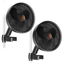 Load image into Gallery viewer, Spider Farmer®6-Inch Grow Tent Clip Fan EC Motor, 10 Speeds Wind Control 10-Level Wide-Angle Oscillation, Waterproof IP54 for Optimal Plant Airflow Pack of 2