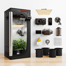 Load image into Gallery viewer, Spider Farmer® 2’x2′ Complete Grow Tent Kit丨SF1000 Full Spectrum LED Grow Light丨6” Clip Fan丨4” Ventilation System with GGS Controller