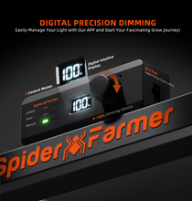 Load image into Gallery viewer, Spider Farmer®SE1000W LED Grow Light Samsung LM301H EVO Bluetooth & WiFi Smart APP Control Dimmable Commercial Vertical Farming