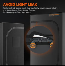 Load image into Gallery viewer, Spider Farmer 3’x3’x6′ Complete Grow Tent Kits I SE3000 EVO 300W Led Grow Light I 2025 New 4-inch Inline Fan with GGS Controller Kits I Clip Fan | 5 Pack 10 Gallon Growbag