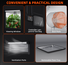 Load image into Gallery viewer, Spider Farmer® 2.3’x2.3’x5.2′ 70cm x 70cm x 160cm Indoor Grow Tent 1680D Hydroponic Plant Room for Optimal Plant Growth & Climate Control
