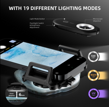 Load image into Gallery viewer, Black Friday Price Guarantee丨2025 Spider Farmer 200X Trichome Microscope Magnifier – SmartPhone Lens with LED & UV, Nano Zoom, CPL, Clip-On for iPhone & Android