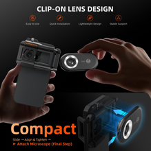 Load image into Gallery viewer, Black Friday Price Guarantee丨2025 Spider Farmer 200X Trichome Microscope Magnifier – SmartPhone Lens with LED & UV, Nano Zoom, CPL, Clip-On for iPhone & Android