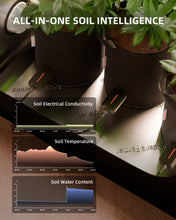 Load image into Gallery viewer, Spider Farmer 3 Pcs GGS 3-in-1 Soil Sensor Pro | Accurate Drip Irrigation Control, Substrate Type Selection, Monitoring Real-Time Soil EC, Temperature, and Moisture