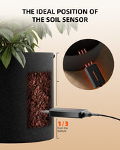Load image into Gallery viewer, Spider Farmer 3 Pcs GGS 3-in-1 Soil Sensor Pro | Accurate Drip Irrigation Control, Substrate Type Selection, Monitoring Real-Time Soil EC, Temperature, and Moisture