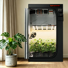 Load image into Gallery viewer, V3 Upgraded Spider Farmer® 4’x4’x6.5′ 120cm x 120cm x 200cm Indoor Grow Tent 1680D Hydroponic Plant Room for Optimal Plant Growth &amp; Climate Control
