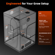 Load image into Gallery viewer, Spider Farmer® Master Series 4×4 Grow Tent (120×120×200cm) – Precision Environment Control System for 4-6 Plants, Complete Indoor Gardens
