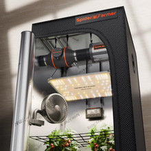 Load image into Gallery viewer, 2025 Newest Version Spider Farmer® 2’x2′X4.6′ Complete Grow Tent Kit丨SF1000D Full Spectrum LED Grow Light丨6” Clip Fan丨4” Ventilation System with Speed Controller
