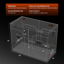 Load image into Gallery viewer, Spider Farmer 10’x5’x6.5′ 300cm x 150cm x 200cm Indoor Grow Tent 1680D Hydroponic Plant Room for Optimal Plant Growth &amp; Climate Control
