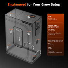 Load image into Gallery viewer, Spider Farmer® Master Series 4×2 Grow Tent (120×60×180cm) – Precision Environment Control System for 2-4 Plants, Complete Indoor Gardens
