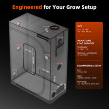 Load image into Gallery viewer, Spider Farmer® Master Series 2.3×4.6 Grow Tent (70×140×200cm) – Precision Environment Control System for 2-4 Plants, Complete Indoor Gardens
