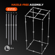 Load image into Gallery viewer, V3 Upgraded Spider Farmer® 2.3’x2.3’x5.2′ 70cm x 70cm x 160cm Indoor Grow Tent 1680D Hydroponic Plant Room for Optimal Plant Growth &amp; Climate Control
