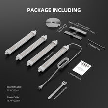 Load image into Gallery viewer, Spider Farmer Glow30 32W Full Spectrum Side Lighting LED Grow Light Bars 13”, 4-Bar Kit, Boosts Lower Bud Growth &amp; Yield,Ideal for Cloning, Veg &amp; Flowering in Indoor Plants &amp; Grow Tents
