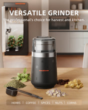 Load image into Gallery viewer, New Spider Farmer Electric Herb &amp; Spice Grinder with Removable Stainless Steel Bowl
