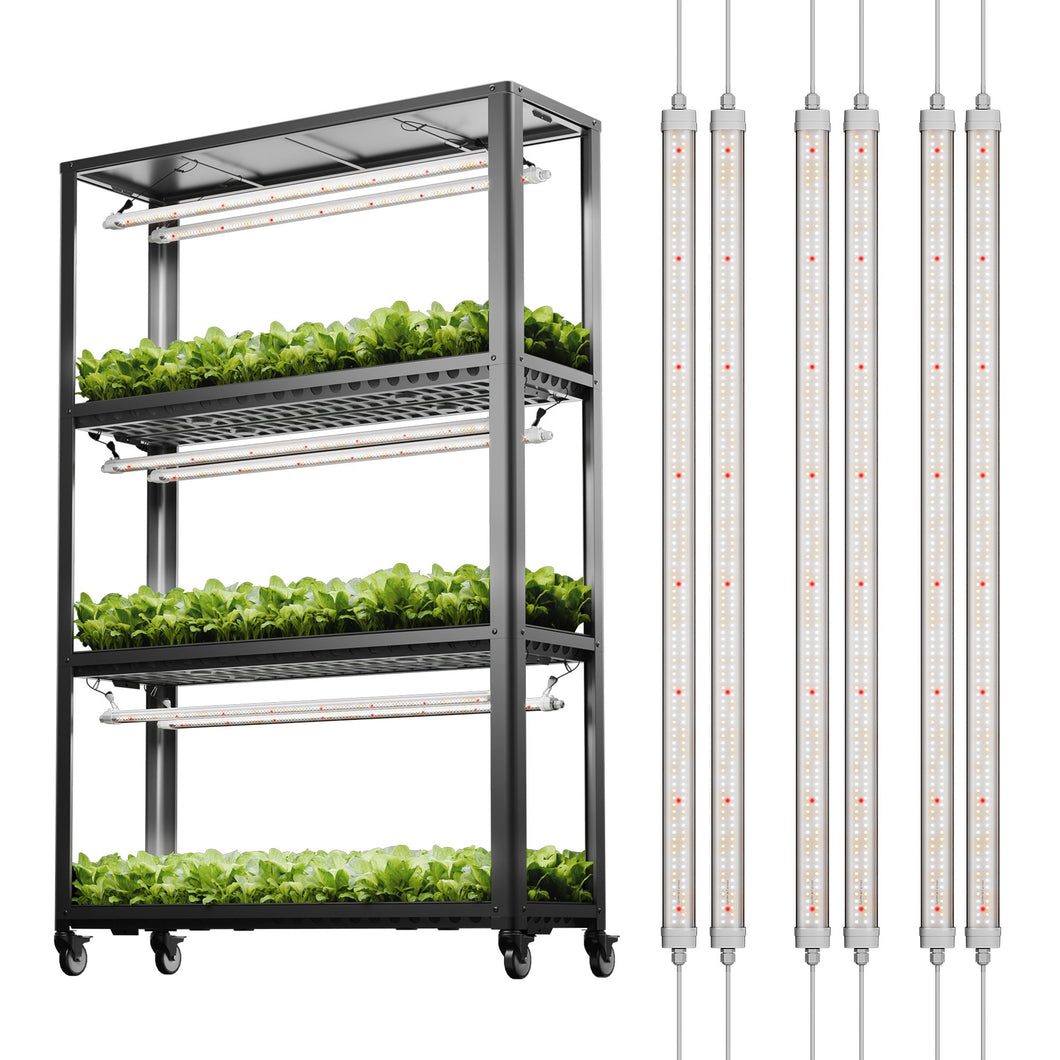 Spider Farmer® 3Bars Glow80 80W LED Grow Light And Metal Plant Stand