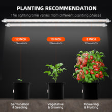Load image into Gallery viewer, Spider Farmer® Glow80 80W LED Grow Light Bars, Full Spectrum, IP65 Waterproof, Linkable Lamps for Indoor Plants, Succulents, Cloning, Veg &amp; Bloom
