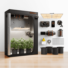 Load image into Gallery viewer, Spider Farmer® 2’x4’ Complete Grow Tent Kit丨SF2000 Full Spectrum LED Grow Light丨6” Clip Fan丨4” Ventilation System with GGS Controller
