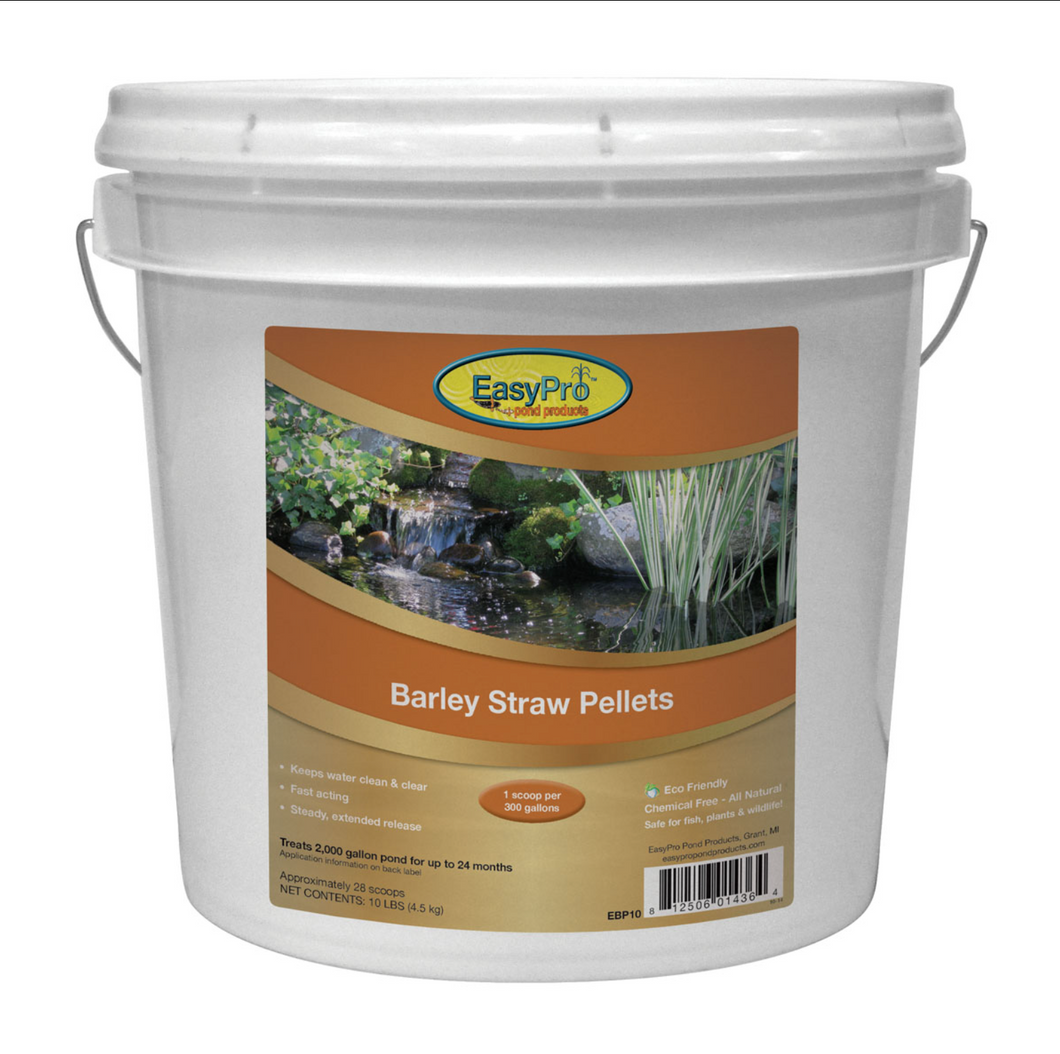EBP10 Barley Straw Pellets – 10 lb. pail