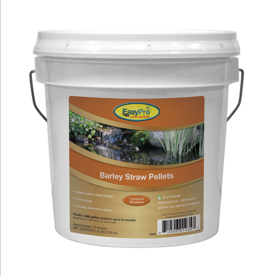 EBP5 Barley Straw Pellets – 5 lb. pail