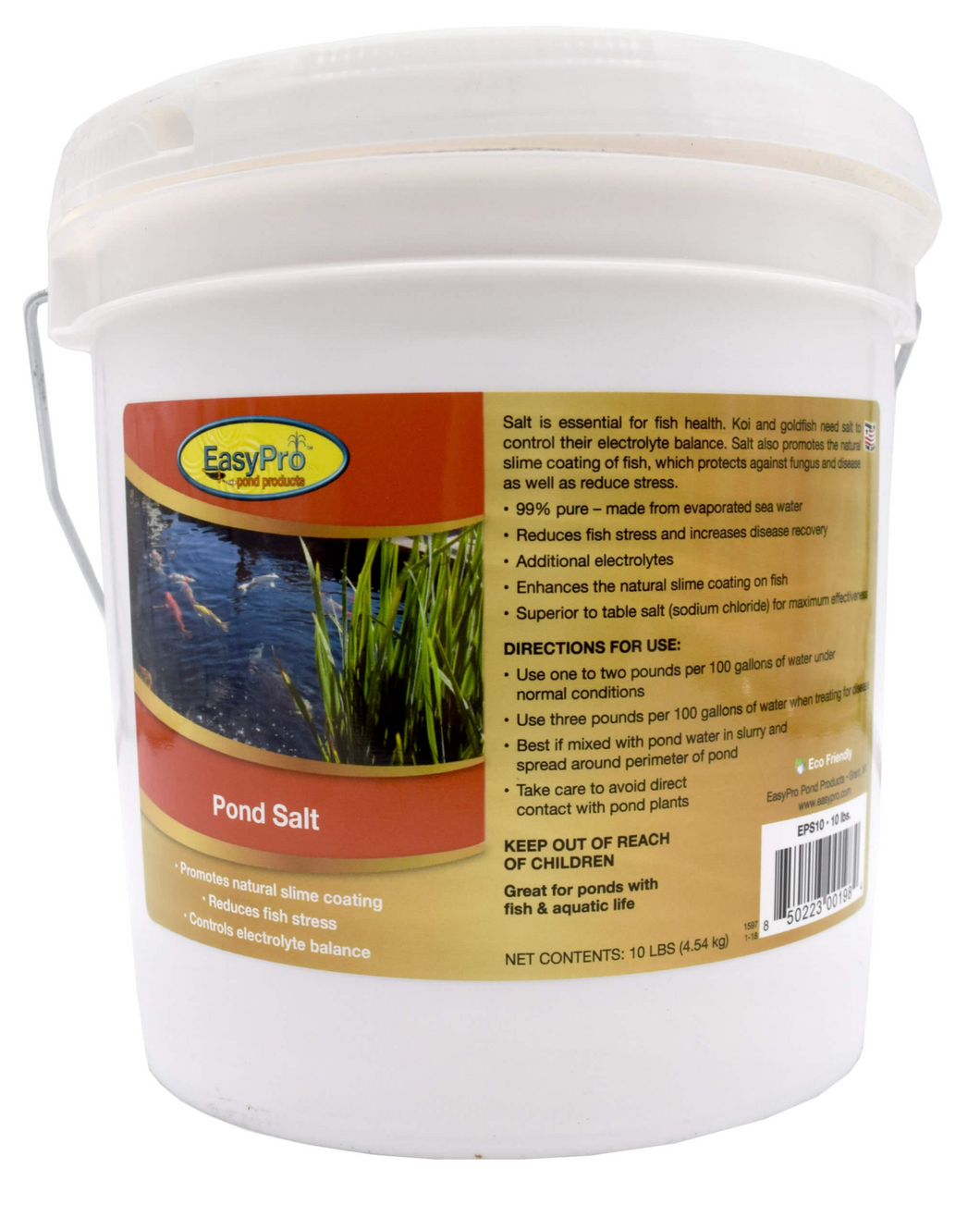 EPS10 Pond Salt – 10 lb. pail