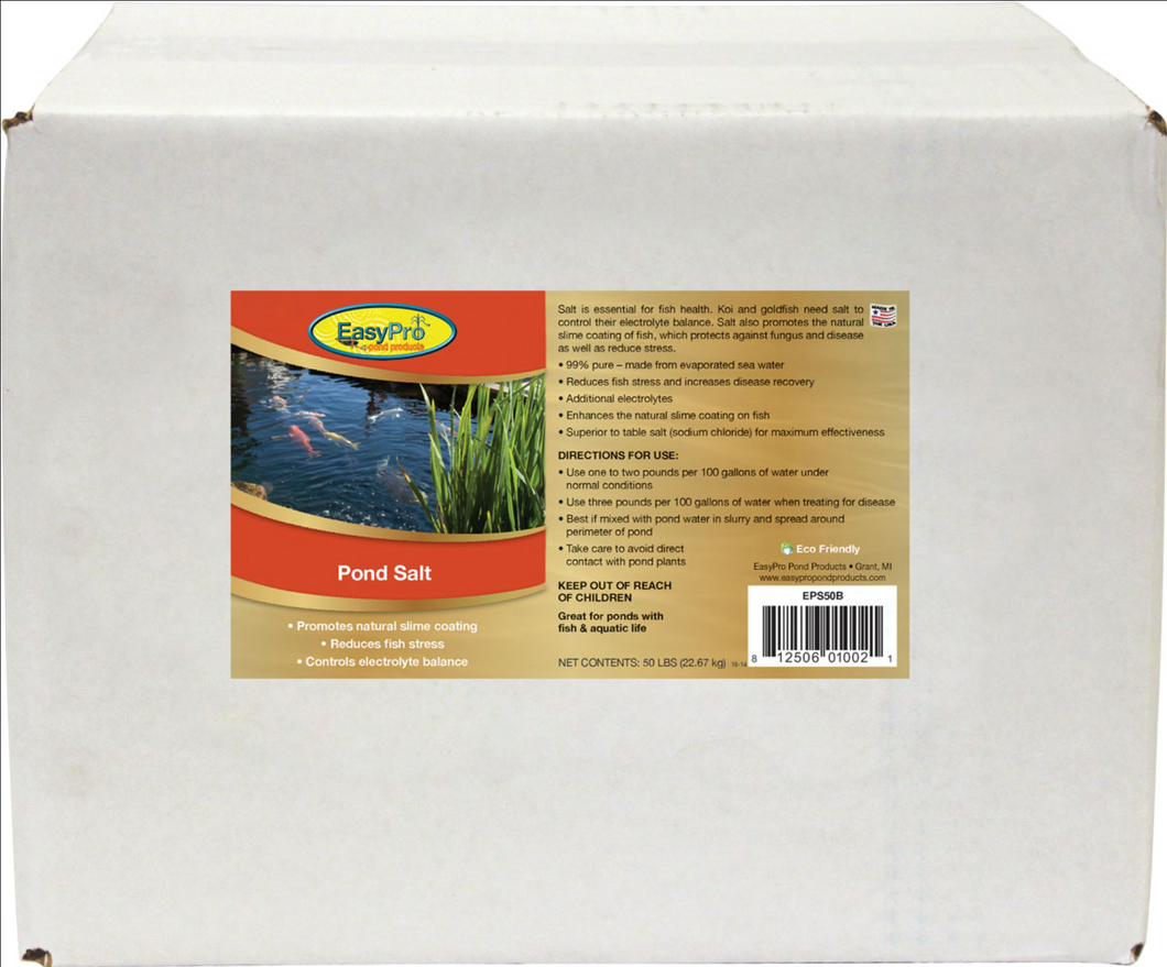 EPS50B Pond Salt – 50 lb. box