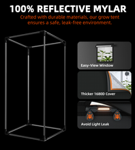 Load image into Gallery viewer, 2025 Newest Spider Farmer® 3’x3′X6′ Complete Grow Tent Kit丨Newest Version G3000 Full Spectrum LED Grow Light丨 Next-Gen 6” Clip Fan丨4” Ventilation System with Speed Controller(with RJ12 Port)
