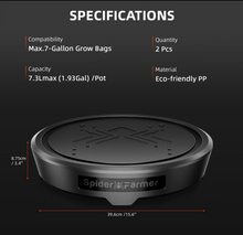 Load image into Gallery viewer, Spider Farmer 2 Self-watering System Kits For Use In Indoor Grow Tents, Greenhouses
