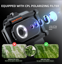 Load image into Gallery viewer, Black Friday Price Guarantee丨2025 Spider Farmer 200X Trichome Microscope Magnifier – SmartPhone Lens with LED &amp; UV, Nano Zoom, CPL, Clip-On for iPhone &amp; Android
