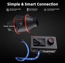 Load image into Gallery viewer, 2025 New Spider Farmer®6” Inline Fan Kits 402CFM with GGS Controller Carbon Filter &amp; Ducting Combo Grow Tent Ventilation System
