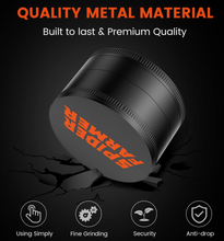 Load image into Gallery viewer, Pre-order I Spider Farmer 3″ Spice Pepper Grinder – 4-Piece Metal Grinder with Magnetic Lid
