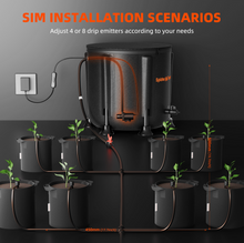 Load image into Gallery viewer, Spider Farmer Drip Irrigation System for Plants with Water Pump, 8 Drip Emitters, and GGS AC5 Power Strip Kit for Smart Watering Control
