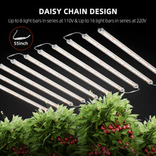 Load image into Gallery viewer, Spider Farmer® Glow80 80W LED Grow Light Bars, Full Spectrum, IP65 Waterproof, Linkable Lamps for Indoor Plants, Succulents, Cloning, Veg &amp; Bloom
