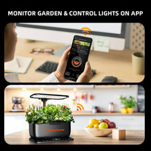 Load image into Gallery viewer, Spider Farmer SmartG12 Hydroponic Gardening System Kit,APP &amp; Wifi Controlled,36W LED Grow Light,12 Pods Indoor Herb Garden,6L Water Tank
