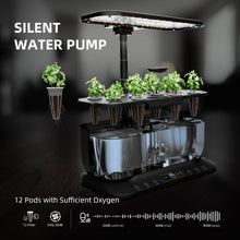 Load image into Gallery viewer, Spider Farmer SmartG12 Hydroponic Gardening System Kit,APP &amp; Wifi Controlled,36W LED Grow Light,12 Pods Indoor Herb Garden,6L Water Tank
