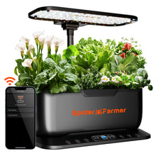 Load image into Gallery viewer, Spider Farmer SmartG12 Hydroponic Gardening System Kit,APP &amp; Wifi Controlled,36W LED Grow Light,12 Pods Indoor Herb Garden,6L Water Tank
